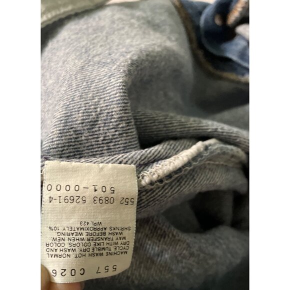 Levis 501XX Original Fit 90's Mens Jeans W40 L36 100% Cotton Blue Denim USA - Picture 6 of 11